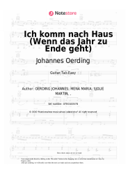 Sheet music, chords Johannes Oerding - Ich komm nach Haus (Wenn das Jahr zu Ende geht)