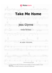 Sheet music, chords Jess Glynne - Take Me Home