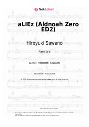 Sheet music, chords Hiroyuki Sawano - aLIEz (Aldnoah Zero ED2)
