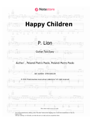 Sheet music, chords P. Lion - Happy Children