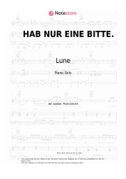 undefined Lune - HAB NUR EINE BITTE.