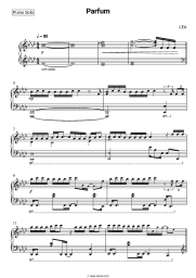 Sheet music, chords LEA - Parfum