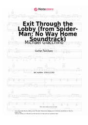 Sheet music, chords Michael Giacchino - Exit Through the Lobby (from Spider-Man: No Way Home Soundtrack)
