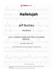 Sheet music, chords Jeff Buckley - Hallelujah
