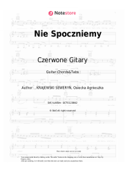Sheet music, chords Czerwone Gitary - Nie Spoczniemy
