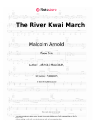 Sheet music, chords Malcolm Arnold - The River Kwai March