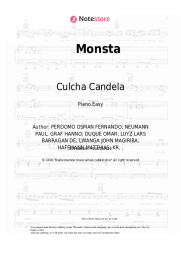 Sheet music, chords Culcha Candela - Monsta