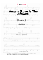 Sheet music, chords Morandi - Angels (Love Is The Answer)
