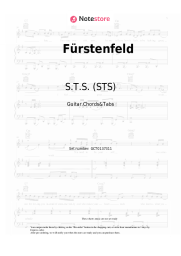 Sheet music, chords S.T.S. (STS) - Fürstenfeld