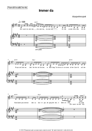 Sheet music, chords Glasperlenspiel - Immer da