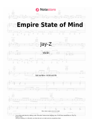 Sheet music, chords Jay-Z, Alicia Keys - Empire State of Mind