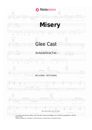 undefined Glee Cast - Misery