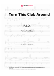 Sheet music, chords R.I.O., U-Jean - Turn This Club Around