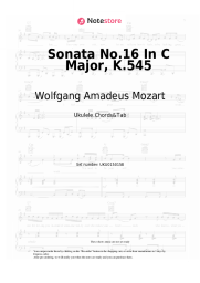 undefined Wolfgang Amadeus Mozart - Sonata No.16 In C Major, K.545