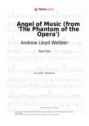 Sheet music, chords Andrew Lloyd Webber - Angel of Music (from 'The Phantom of the Opera')