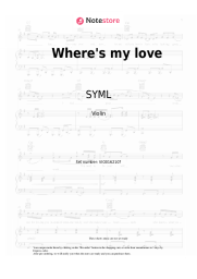 Sheet music, chords SYML - Where's my love