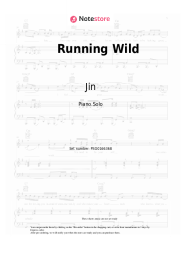 Sheet music, chords Jin - Running Wild