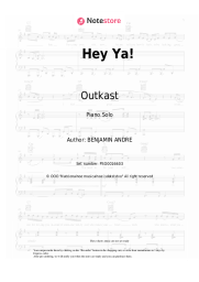 Sheet music, chords Outkast - Hey Ya!
