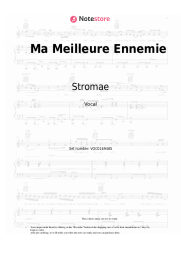 Sheet music, chords Stromae, Pomme - Ma Meilleure Ennemie