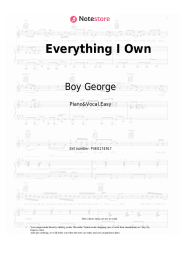 undefined Boy George - Everything I Own