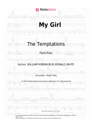 Sheet music, chords The Temptations - My Girl