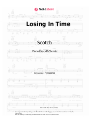 Sheet music, chords Scotch - Losing In Time