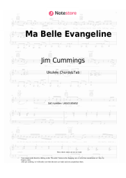 Sheet music, chords Jim Cummings, Randy Newman - Ma Belle Evangeline (from 'The Princess and the Frog')