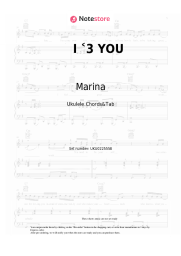 undefined Marina - I ˂3 YOU