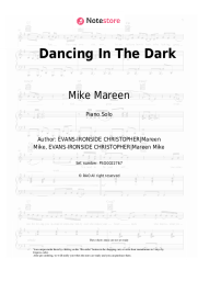 Sheet music, chords Mike Mareen - Dancing In The Dark