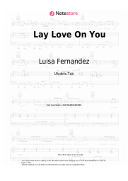 Sheet music, chords Luisa Fernandez -  Lay Love On You