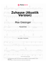 undefined Max Giesinger - Zuhause (Akustik Version)