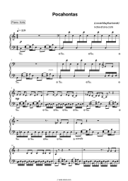 Sheet music, chords AnnenMayKantereit - Pocahontas