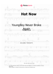 Sheet music, chords YoungBoy Never Broke Again - Hot Now