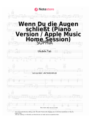 undefined SOPHIA - Wenn Du die Augen schließt (Piano Version / Apple Music Home Session)