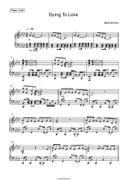 Sheet music, chords Bad Omens - Dying To Love