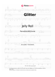 Sheet music, chords Jelly Roll, Struggle Jennings - Glitter