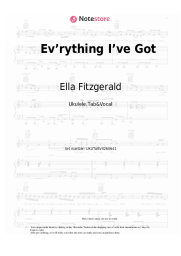 undefined Ella Fitzgerald - Ev’rything I’ve Got