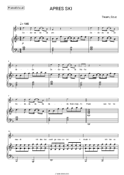 Sheet music, chords Tream, Gzuz - APRES SKI