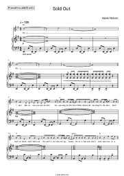 Sheet music, chords Hawk Nelson - Sold Out