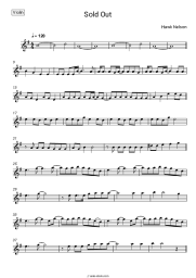 Sheet music, chords Hawk Nelson - Sold Out