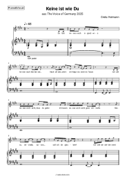 Sheet music, chords Greta Heimann - Keine ist wie Du (aus The Voice of Germany 2025)