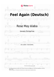 Sheet music, chords Rose May Alaba - Feel Again (Deutsch)