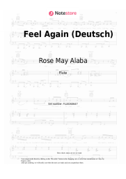 Sheet music, chords Rose May Alaba - Feel Again (Deutsch)