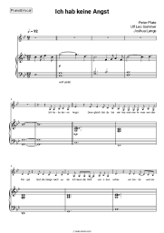 Sheet music, chords Peter Plate, Ulf Leo Sommer, Joshua Lange - Ich habe keine Angst (Romeo & Julia - Liebe ist alles)