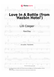Sheet music, chords Lilli Cooper, Kimiko Glenn, Krystina Alabado, Keith David, Sam Haft, Andrew Underberg - Love In A Bottle (from 'Hazbin Hotel')