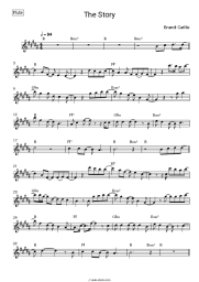 Sheet music, chords Brandi Carlile - The Story