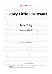 Sheet music, chords Katy Perry - Cozy Little Christmas
