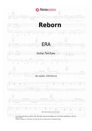 Sheet music, chords ERA - Reborn