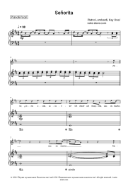 Sheet music, chords Pietro Lombardi, Kay One - Senorita
