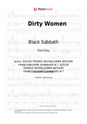 undefined Black Sabbath - Dirty Women